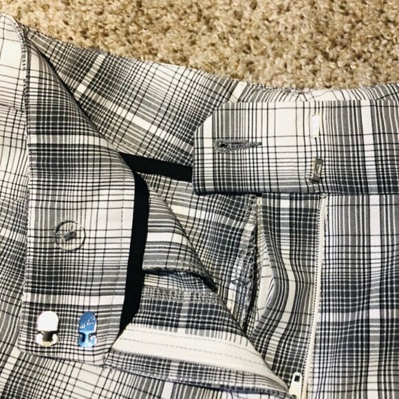 𝅺plaid straight legs pants - Picture 6 of 14